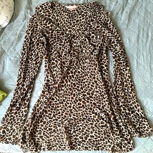 VS leopard Mini dress gown.